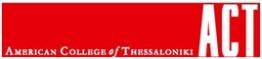 American College of Thessaloniki logo