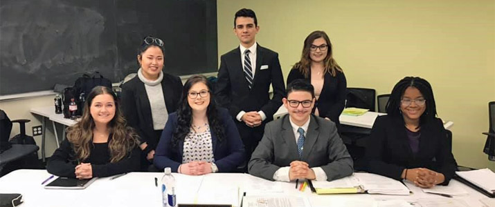 2019 mock trial team photo