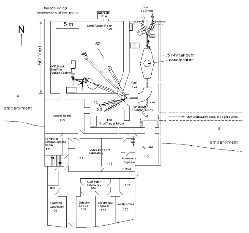5 FIG. 2. Plan view diagram of the first floor of the laboratory.