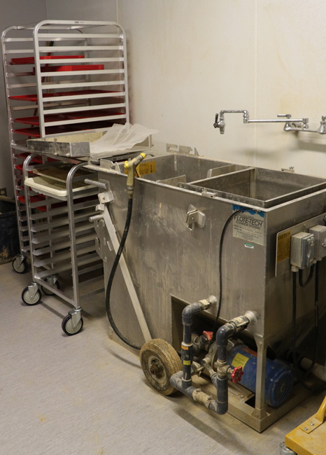 The sample prep area in OHIO's Anthropological Sciences Lab.