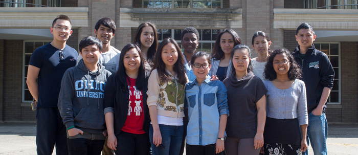 Students in the Asian Studies program