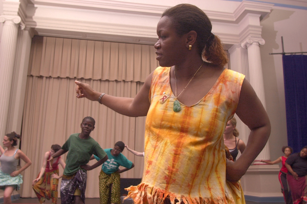 Dancer at global festival