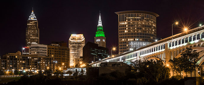 Cleveland skyline