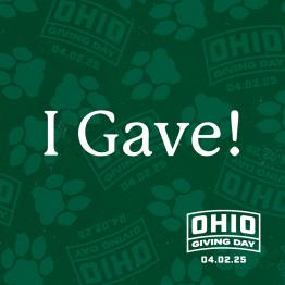 Giving Day logo in bottom corner with big text, "I Gave."