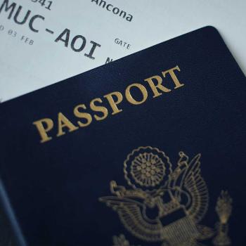 Cover of a Passport.